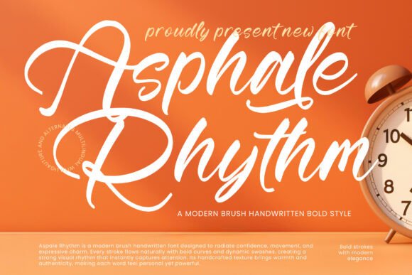 Asphale Rhythm: A Bold Font for Creative Branding