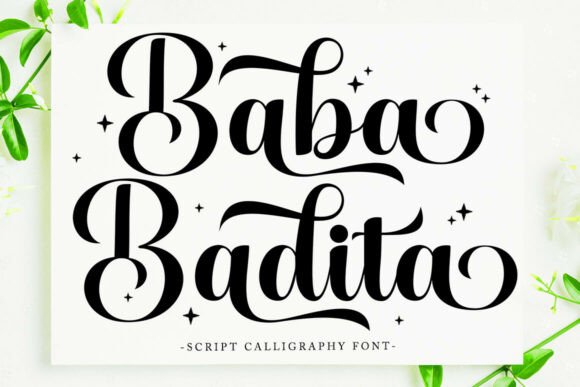 Baba Badita: A Script Amp Font with Character