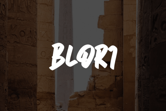 Blori: A Modern and Elegant Typeface for Web Design
