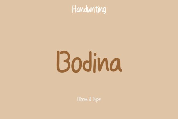 Bodina: A Charming Handwritten Font for Engaging Web Design