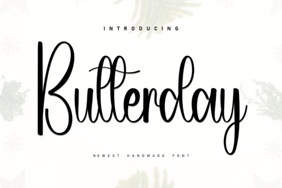Butterday: A Handwritten Font for Charming Handmade Creations