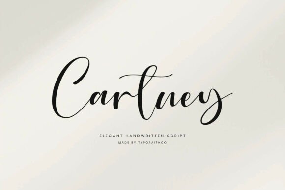 Cartney: A Script Font with Modern Elegance