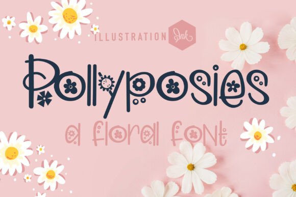 Charming and Whimsical: Pollyposies Font for Branding
