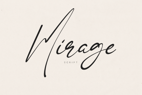 Choosing Mirage: A Refined Script Font for Web Design