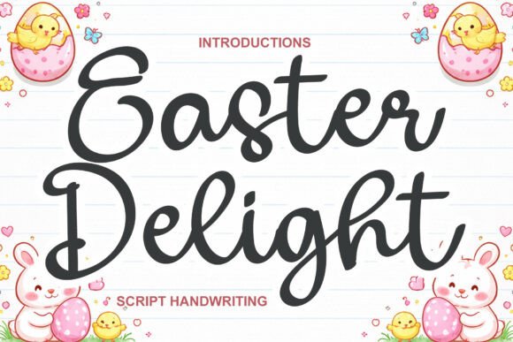 Easter Delight: A Graceful Script Font for Editorial Design