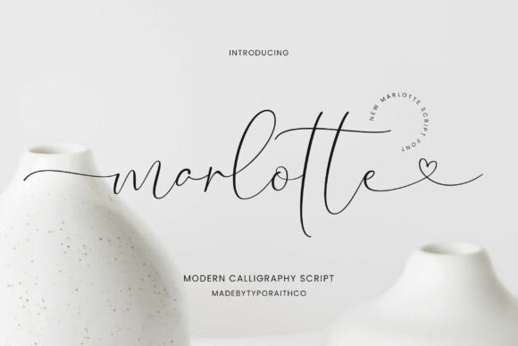 Elevate Your Craft with Marlotte: A Graceful Calligraphy Font