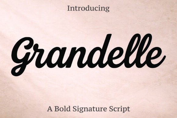 Elevate Your Editorial Design with Grandelle Font
