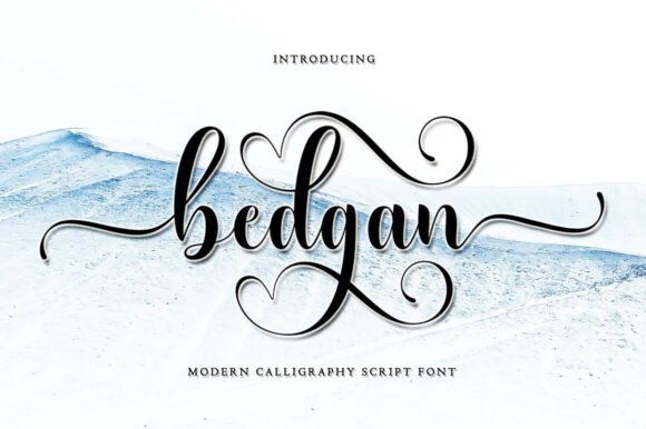 Enhance Your Brand with Bedgan: A Modern Calligraphy Script