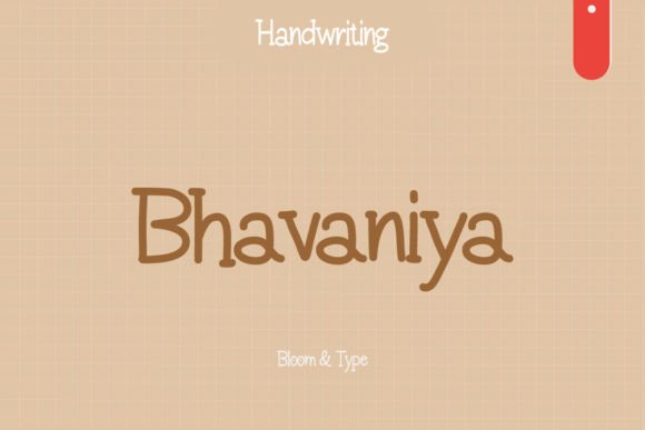 Enhance Your Brand with Bhavaniya: A Charming Handwritten Font