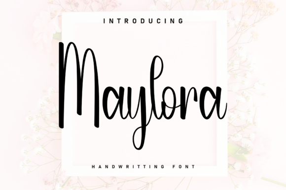Enhance Your Brand with Maylora: A Charming Handwritten Font