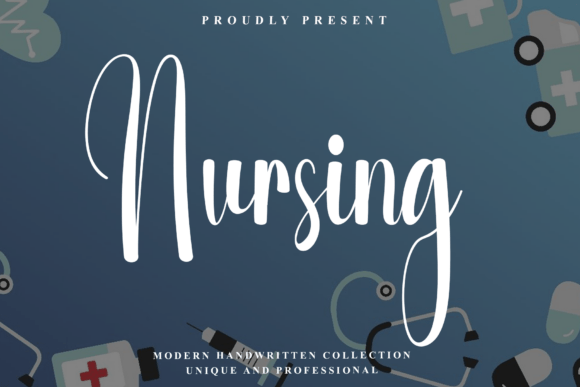 Enhance Your Brand with Nursing: A Graceful Modern Font