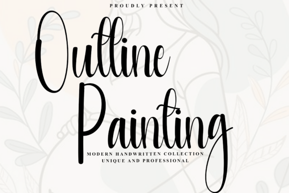 Enhance Your Brand with Outline Painting Font