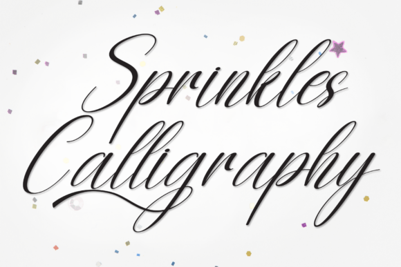 Enhance Your Brand with Sprinkles Calligraphy Font