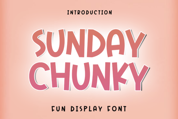 Enhance Your Brand with Sunday Chunky Font