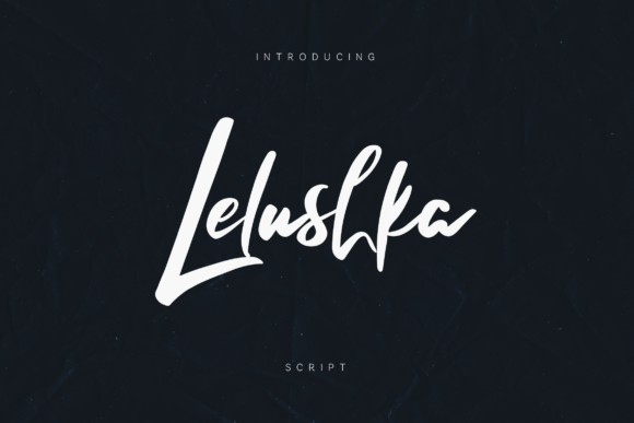 Enhancing Web Design with Lelushka: A Handwritten Script Typeface