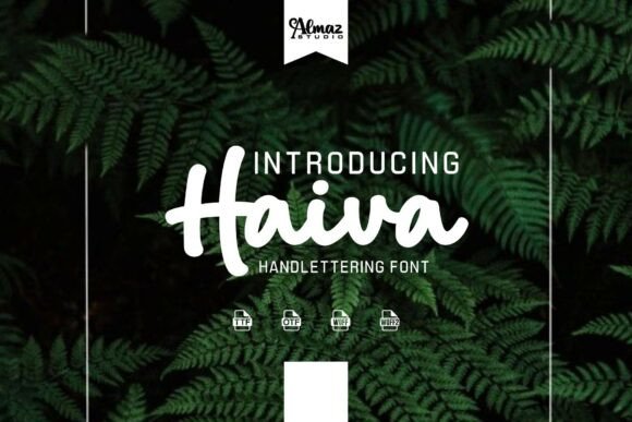 Haiva: A Modern Script Font for Engaging Campaigns