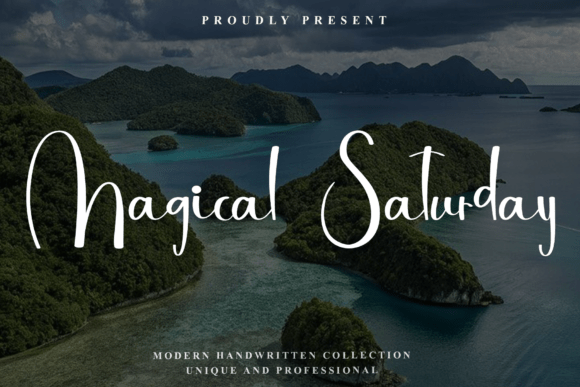 Magical Saturday: A Font for Elegant Editorial Design