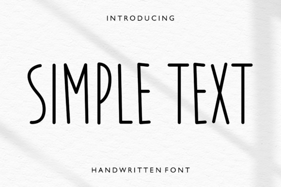 Simple Text: The Perfect Font for Professional Branding