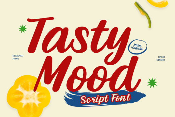 Tasty Mood: A Vibrant Script Font for Creative Web Design