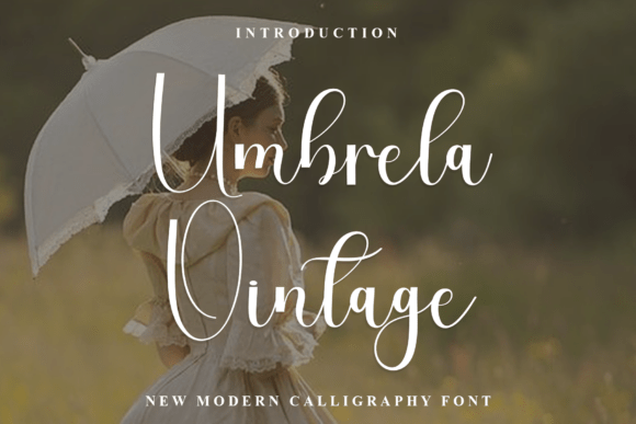 Umbrela Vintage: A Font for Welcoming and Creative Designs