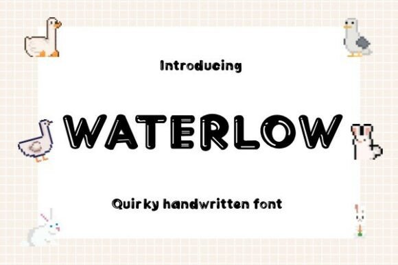Waferlow: A Distinctive Handwriting Font for Editorial Elegance